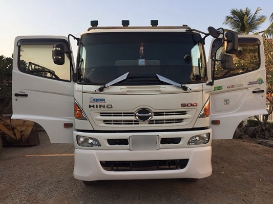 ขายสิบล้อดัมพ์ HINO เครื่อง 380 แรง ปลายปี55 ไมล์ 149xxx กระบะดัมพ์สามมิตร ทะเบียนพร้อม