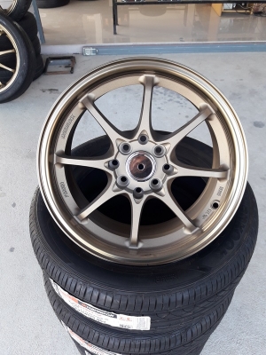 ล้อใหม่CE28 ขอบ15 4รู100-114  พร้อมยางใหม่ 4 ล้อ