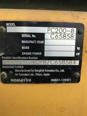 ขาย2,180,000 KOMATSU PC200-8 บูมยาว 18 ม. 2,180,000 บาท ปี 2010 ทำงาน 9,xxx ชม. เครื่องดี ปั้มแรง โช่หนา เอวแน่น ไฟฟ้า ครบ เอกสารอินวอยท์ รถอยู่ จ.นครราชสีมา  090-772-3710 090-772-3708