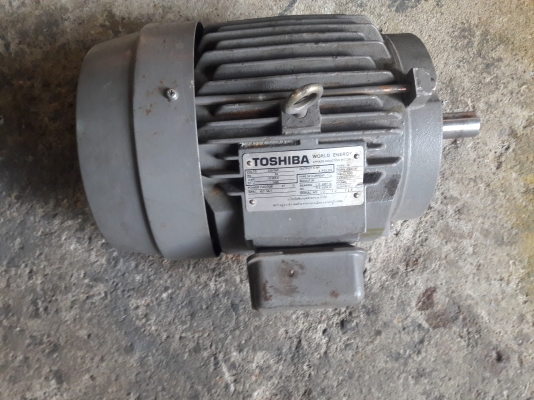 ขาย !! มอเตอร์โตชิบ้า5แรง3สาย.รอบ1460.สภาพดี.พร้อมใช้งาน