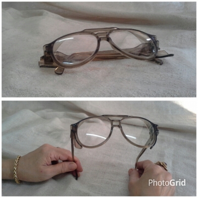 แว่นตาแนว &#039;อเมริกันสตีมพังค์&#039; ยุค &#039;80s ราคาประถมศึกษา! Vintage AO AEROSITE handmade i