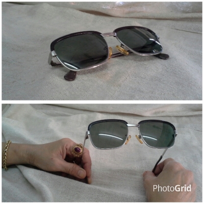 แว่นตา &#039;นายกสโมสร&#039; อเมริกันคลับมาสเตอร์ ยุค &#039;70s ราชสีห์เงิน! Vintage VISTA handmade 
