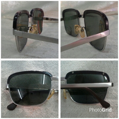 แว่นตา &#039;นายกสโมสร&#039; อเมริกันคลับมาสเตอร์ ยุค &#039;70s ราชสีห์เงิน! Vintage VISTA handmade 