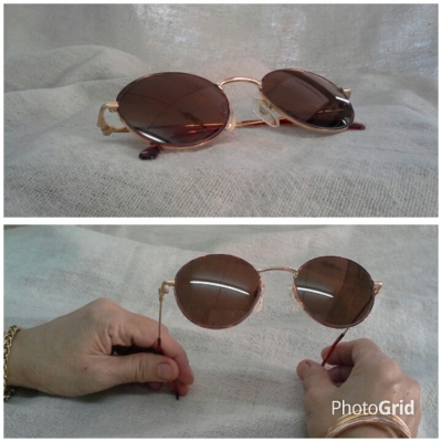 แว่นตา &#039;นอส&#039; เทพเจ้าของชาวเยอรมัน &#039;หยดน้ำ-จอห์น เลนนอน&#039; Vintage RODENSTOCK handm