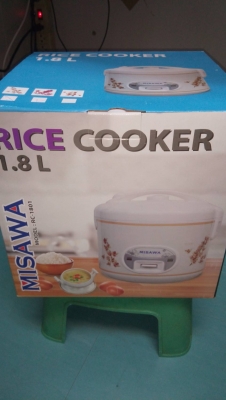 หม้อหุงข้าว Misawa รุ่น RC1801 - 1.8 ลิตร ราคา 300 บาท (จัดส่งฟรีทั่วประเทศ)