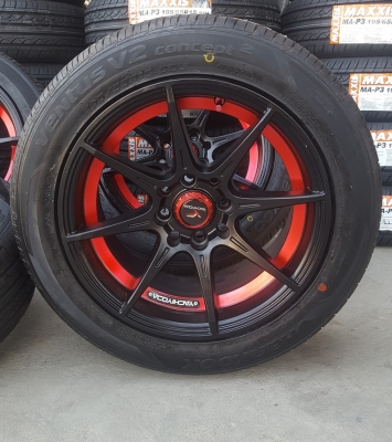 ล้อใหม่YACHIYODA 15 4รู100-114 ยางใหม่ 4 ล้อ