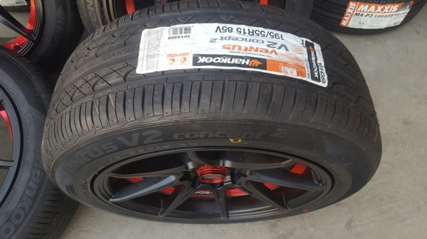 ล้อใหม่YACHIYODA 15 4รู100-114 ยางใหม่ 4 ล้อ