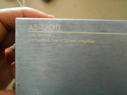 แอม2แชลแนล audiostream AS 120 ค่ายเดียวกับ soundstream เสียงใสมาก ไม่มีฝาหลัง เดิมๆไม่เคยซ่อม