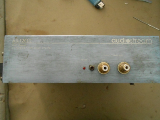 แอม2แชลแนล audiostream AS 120 ค่ายเดียวกับ soundstream เสียงใสมาก ไม่มีฝาหลัง เดิมๆไม่เคยซ่อม