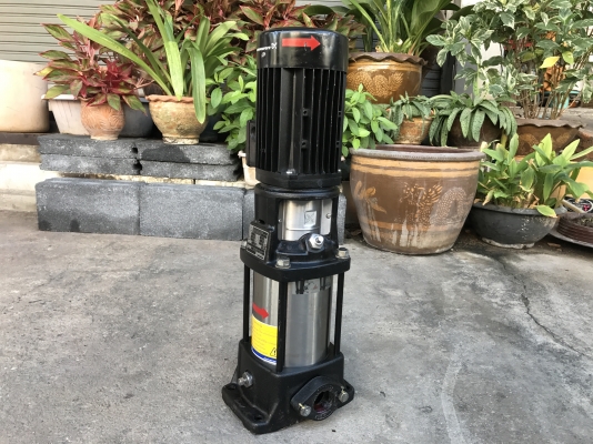 ขายปั้มน้ำแรงดันสูงแบบตั้ง Grundfos 1.5HP. 380V สภาพสวยมาก วิ่งนิ่ม พร้อมใช้งาน