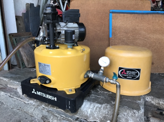 ขายปั้มน้ำอัตโนมัติ Mitsubishi 150W สภาพสวยมาก เดิมๆวิ่งนิ่ม ตรวจเช็คแรงดันเรียบร้อย ไม่มีรั่วซึม พร้อมใช้งาน ขายปั้มน้ำอัตโนมัติ Mitsubishi 150W สภาพสวยมาก เดิมๆวิ่งนิ่ม ตรวจเช็คแรงดันเรียบร้อย ไม่มีรั่วซึม พร้อมใช้งาน