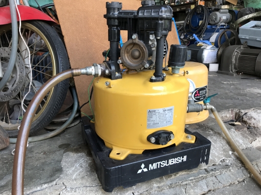 ขายปั้มน้ำอัตโนมัติ Mitsubishi 150W สภาพสวยมาก เดิมๆวิ่งนิ่ม ตรวจเช็คแรงดันเรียบร้อย ไม่มีรั่วซึม พร้อมใช้งาน ขายปั้มน้ำอัตโนมัติ Mitsubishi 150W สภาพสวยมาก เดิมๆวิ่งนิ่ม ตรวจเช็คแรงดันเรียบร้อย ไม่มีรั่วซึม พร้อมใช้งาน