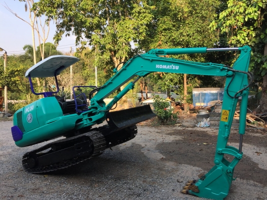 ขายรถขุดเล็ก แบคโครเล็กkomatsu pc30-7สภาพดีพร้อมทำงาน