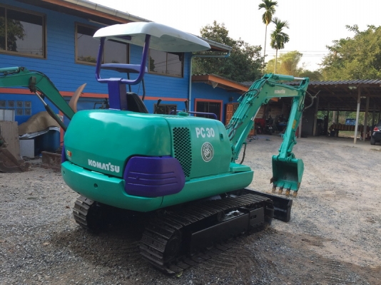 ขายรถขุดเล็ก แบคโครเล็กkomatsu pc30-7สภาพดีพร้อมทำงาน