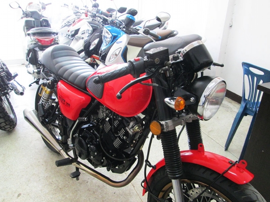 (โอนฟรี) ขาย Stallions Centaur Cafe ไมล์แท้ 3588 กม แต่งสวย เครื่องแน่ๆ สีแดง ราคา 35900 บาท (โอนฟรี) ขาย Stallions Centaur Cafe ไมล์แท้ 3588 กม แต่งสวย เครื่องแน่ๆ สีแดง ราคา 35900 บาท