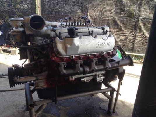 เครื่อง HINO EF300 V8 เปลี่ยนลูกสูบใหม่เป็น EF500 เครื่องฟิตแล้ว พร้อมใช้งาน