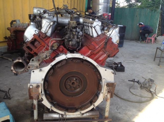 เครื่อง HINO EF300 V8 เปลี่ยนลูกสูบใหม่เป็น EF500 เครื่องฟิตแล้ว พร้อมใช้งาน