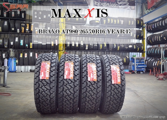 MAXXIS AT980 265/70R16 ปี17 เส้นละ 4,750 บาท