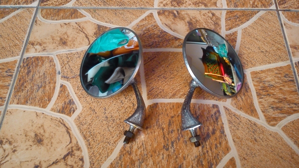 กระจกมองข้าง ทรงกลม มือสองจากญี่ปุ่น แนวรถคลาสสิค