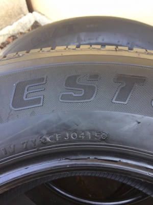 ขายยาง BRIDGESTONE DUELER 684II 265-65-17 ปี15 ดอกหนาจัด สภาพเกือบนางฟ้า ไม่มีตำหนิ ชุดละ 7,500 บาท
