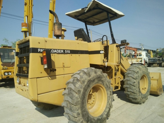 ขายด่วนรถตักเอวอ่อน KOMATSU=510 กรองเดียว มีใบอินวอย