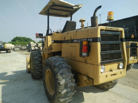 ขายด่วนรถตักเอวอ่อน KOMATSU=510 กรองเดียว มีใบอินวอย