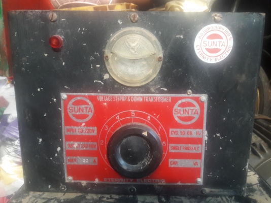 ขาย !! หม้อแปลงไฟ110-220v.ขนาด20a.ของ.สยามนีออน