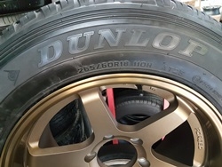 ขายล้อใหม่TE37 ขอบ18 งานYUSTA 6รู139 พร้อมยาง\% 265/60/18 ปี16