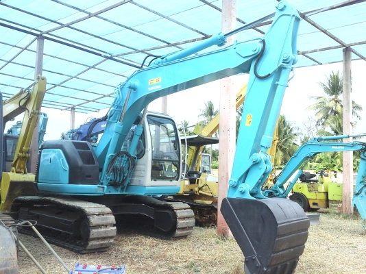 ขายรถขุด KOBELCO SK 115 SR-1E รถนำเข้าจากนอกแท้ยังไม่ใช้งานในไทยมีแอร์เอกสารอินวอยไฟฟ้าครบตีนยาง 6200 ชม.สภาพเต็มพร้อมใช้งานร้านละอองดาวแทรคเตอร์นครชัยศรี