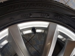 ขายล้อ Mazda 3 SKYACTIV ขอบ16 (5รู114)  พร้อมยาง205/55/16 ปี 15