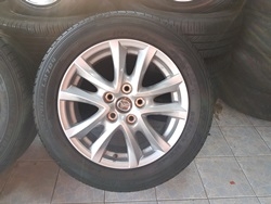 ขายล้อ Mazda 3 SKYACTIV ขอบ16 (5รู114)  พร้อมยาง205/55/16 ปี 15