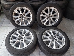 ขายล้อ Mazda 3 SKYACTIV ขอบ16 (5รู114)  พร้อมยาง205/55/16 ปี 15
