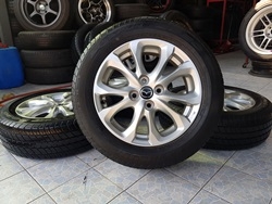 ขายล้อ Mazda 2 SKYACTIV ขอบ15 (4รู100)  พร้อมยาง185/60/15 ปี 13