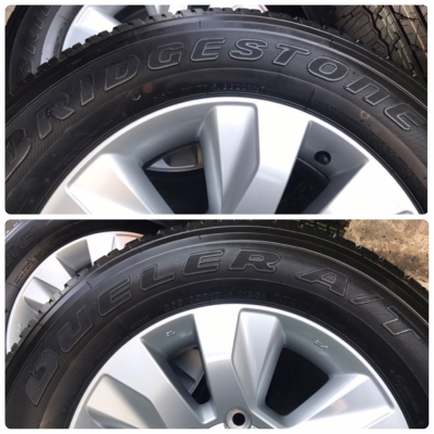 ขายล้อแม็ก Toyota Revo ขอบ17 พร้อมยางป้ายแดง 265-65-17 Bridgestone ปี 16