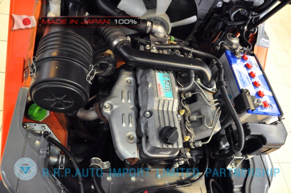 รถโฟล์คลิฟท์พร้อมขาย TOYOTA รุ่น  8FD25-31964 นำเข้าจากประเทศญี่ปุ่น 100\% ไม่เคยใช้งานในไทย