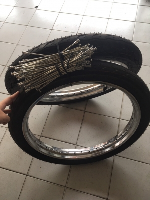 ล้อรถพร้อมซี่ลวด ลด 730.- ล้อรถพร้อมซี่ลวด ลด 730.-