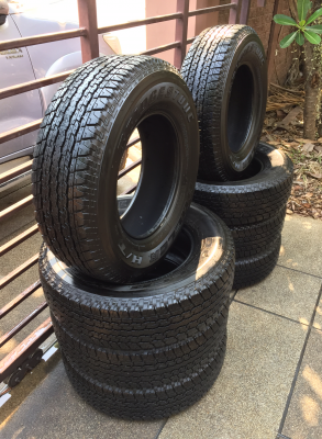 ยาง Bridgestone 245 70 16 ปลายปี16 รอบนี้มีมาแค่2ชุด ดอกเต็ม เนื้อนิ่มๆ ใช้ยาว ราคาไม่แพง ยาง Bridgestone 245 70 16 ปลายปี16 รอบนี้มีมาแค่2ชุด ดอกเต็ม เนื้อนิ่มๆ ใช้ยาว ราคาไม่แพง