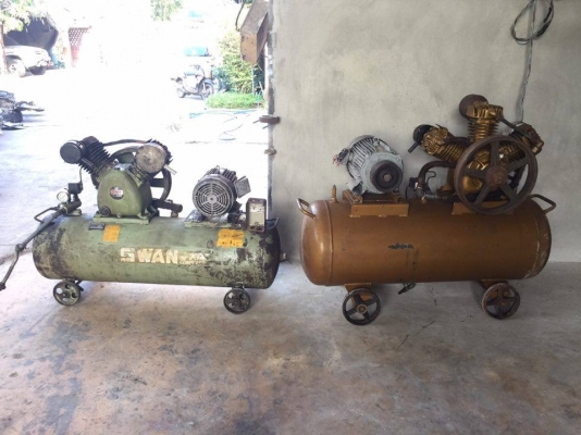 ขายถังลม ปั๊ม3หัว มอเตอร์10แรง3เฟส ถัง250ลิตร ขาย 22000 บาท