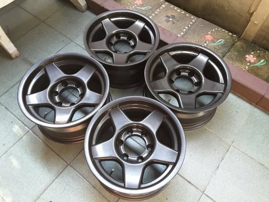 Max ลายแบรดเลย้  ขอบ 16*8 et+10 สภาพสวยๆ 1ชุด