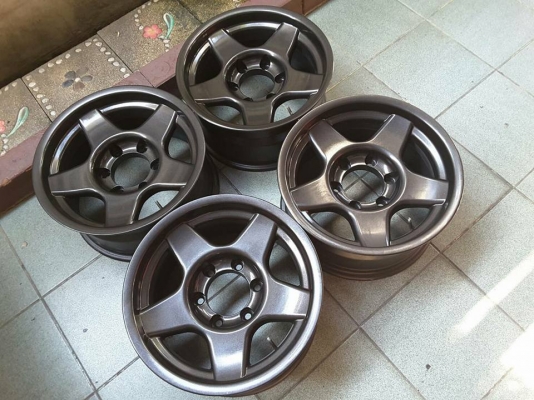 Max ลายแบรดเลย้  ขอบ 16*8 et+10 สภาพสวยๆ 1ชุด