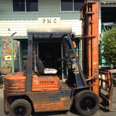 +++ ขายโฟล์คลิฟท์  TOYOTA 5FD25  ขนาด 2.5  ตัน  เครื่องยนต์ดีเซล  เสา  4.5  เมตร  ฮิ้งค์โฟล์ค  เกียร์ธรรมดา  งา 1,070  มม.  ยางตันครับ