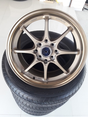 ล้อใหม่CE28 ขอบ15 4รู100-114  พร้อมยางเปอร์เซ็นต์ 4 ล้อ