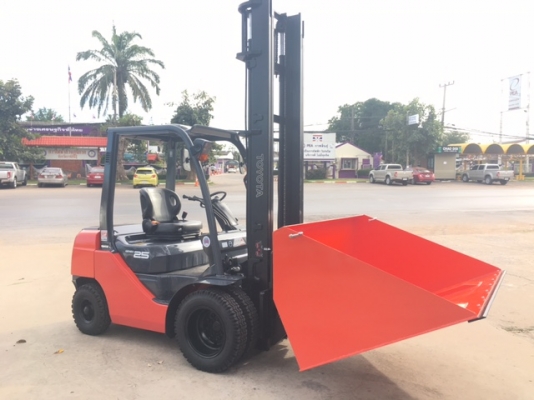 ขายรถโฟลคลิฟท์ TOYOTA 02- 8FD25 ,, เครื่องยนต์ดีเซล 1DZ III ,งาปรับคว่ำหงาย, เสายกสูง 5.0 เมตร , ปุ้งกี๋ปากกว้าง 1.7 เมตร , รถนำเข้าแท้จากญี่ปุ่น 100\%