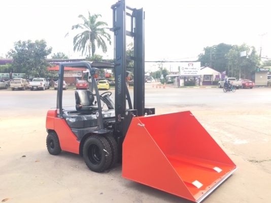 ขายรถโฟลคลิฟท์ TOYOTA 02- 8FD25 ,, เครื่องยนต์ดีเซล 1DZ III ,งาปรับคว่ำหงาย, เสายกสูง 5.0 เมตร , ปุ้งกี๋ปากกว้าง 1.7 เมตร , รถนำเข้าแท้จากญี่ปุ่น 100\%