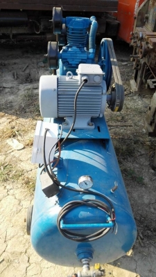 ** SOLD ** ปั้มลม PUMA ขนาด 5 HP ถังจุ 300 ลิตร ไฟ 380V พร้อมใช้งาน