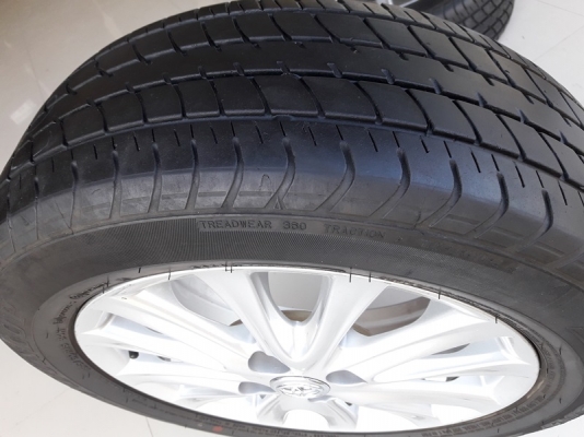 ล้อTOYOTA VIOS12ก้าน ยางปี14  4 ล้อ