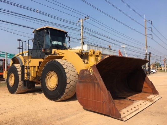 ขายรถตักล้อยาง CAT 980H รถนอกนำเข้าจากญี่ปุ่น สภาพสวยพร้อมใช้งาน มีVDOการทำงานครับ ขายรถตักล้อยาง CAT 980H รถนอกนำเข้าจากญี่ปุ่น สภาพสวยพร้อมใช้งาน มีVDOการทำงานครับ