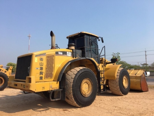 ขายรถตักล้อยาง CAT 980H รถนอกนำเข้าจากญี่ปุ่น สภาพสวยพร้อมใช้งาน มีVDOการทำงานครับ ขายรถตักล้อยาง CAT 980H รถนอกนำเข้าจากญี่ปุ่น สภาพสวยพร้อมใช้งาน มีVDOการทำงานครับ