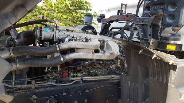 ขายสิบล้อดัมพ์ Hino เครื่อง 320 แรง ปี 49 กระบะดัมพ์สามมิตร มีระบบลากพ่วง ทะเบียนพร้อม