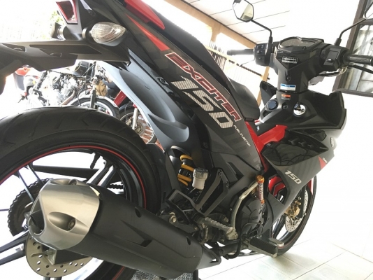 Exciter สภาพเดิมๆ ใช้น้อย วิ่ง8000 ปลายปี58 (รับประกันเครื่องยนต์ 6 เดือน) Exciter สภาพเดิมๆ ใช้น้อย วิ่ง8000 ปลายปี58 (รับประกันเครื่องยนต์ 6 เดือน)